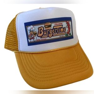 Retro Arcade Gamer Nintendo Play Vintage 1980s Burger Time Hat Video Game Trucke